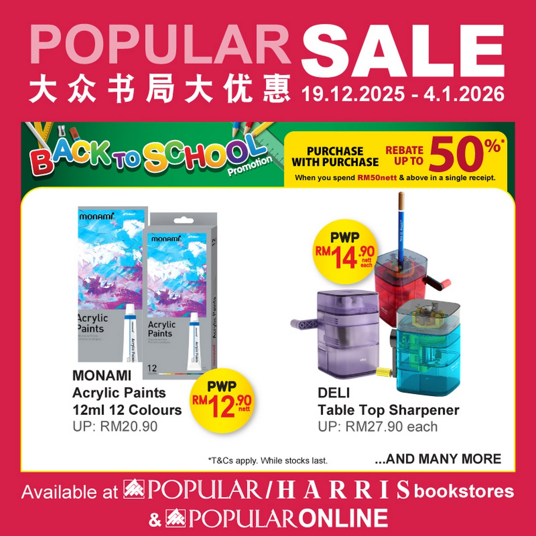 POPULAR-Bookstore-Malaysia-New-Year-Joy-Meets-School-Prep-Sale-6 Now till 4 January 2026: POPULAR Bookstore Malaysia: New Year Joy Meets School Prep Sale & Promotion with Storewide Discounts, Gifts and Vouchers