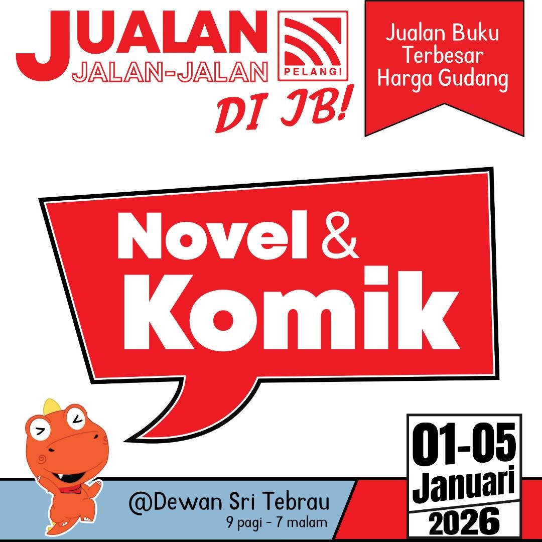 Pelangi-Publishing-Rainbow-Warehouse-Sale-Johor-Bahru-4 1-5 January 2026: Pelangi Publishing: Rainbow Warehouse Sale Johor Bahru: Big Discounts & Special Offers