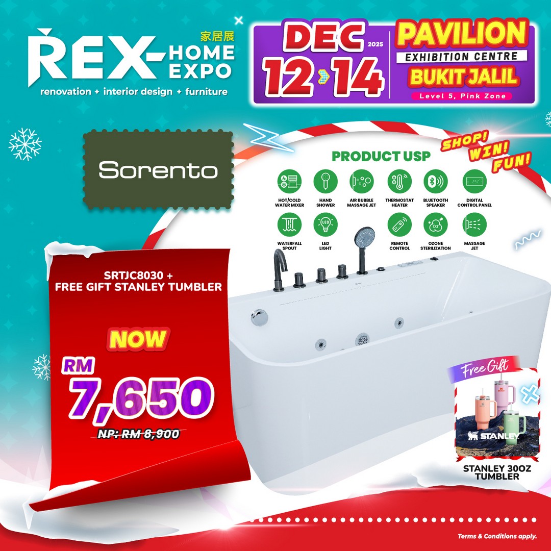REX-Home-Expo-Year-End-Home-Renovatio-11 12-14 December 2025: REX Home Expo: Year-End Home Renovation – Shop, Win & Have Fun