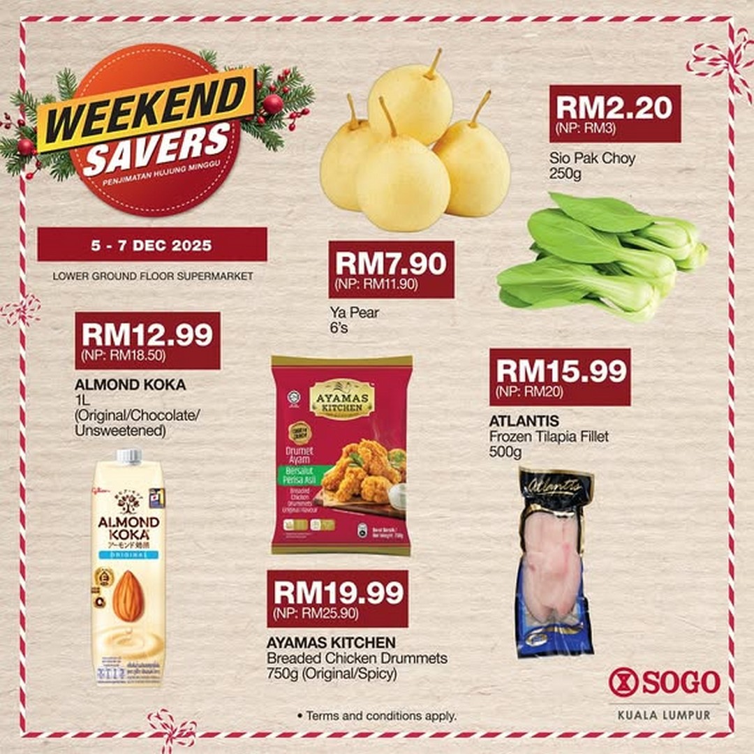 SOGO-Malaysia-Weekend-Groceries-Sale-1 5-7 December 2025: SOGO Malaysia: Weekend Groceries Sale: Grab Your Pantry Essentials at Great Prices