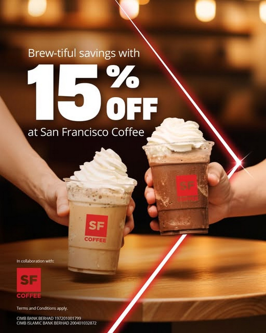 San-Francisco-Coffee-Malaysia-Sip-Bite-Promotion 15 July 2025-15 January 2026: San Francisco Coffee Malaysia: Sip & Bite Promotion: Enjoy 15% OFF Coffee and Treats