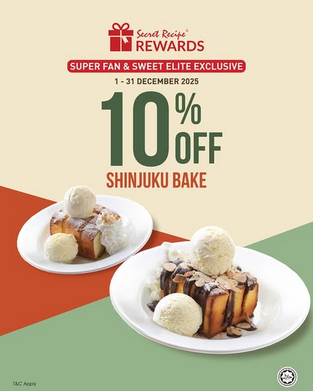 Secret-Recipe-SR-Rewards-Holiday-Promotion-1 1-31 December 2025: Secret Recipe Malaysia: SR Rewards Holiday Promotion – Special Discounts for Members