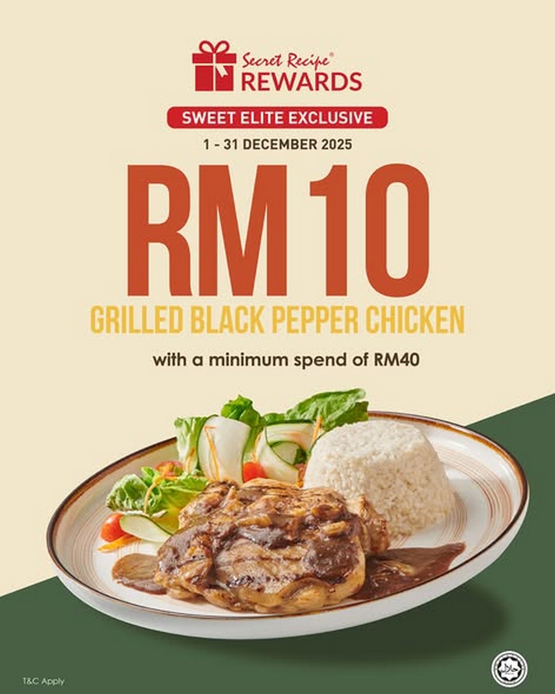 Secret-Recipe-SR-Rewards-Holiday-Promotion-2 1-31 December 2025: Secret Recipe Malaysia: SR Rewards Holiday Promotion – Special Discounts for Members