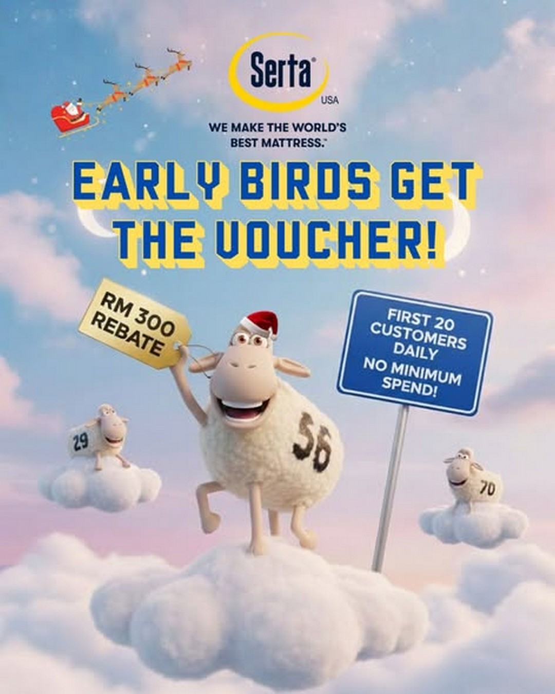 Serta-Malaysia-Christmas-Clearance-Super-Sale-1 4 December 2025 Onward: Serta Malaysia: Christmas Clearance Super Sale: Premium Mattresses at Up to 70% Off