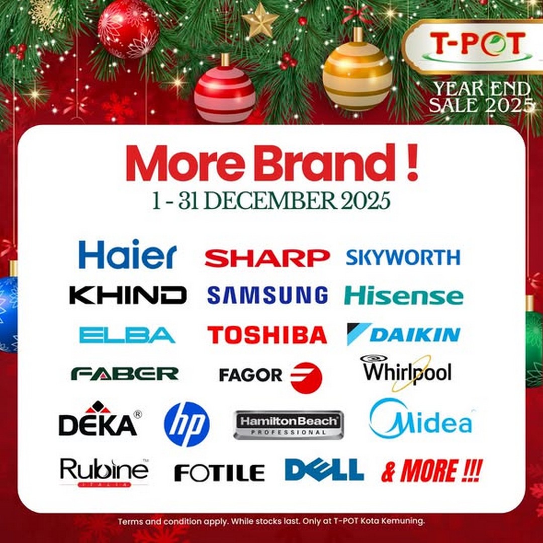 T-Pot-Malaysia-Year-End-Sale-2025-1 1-31 December 2025: T-Pot Malaysia: Year-End Sale 2025: Exclusive Deals on Electronics and Home Essentials