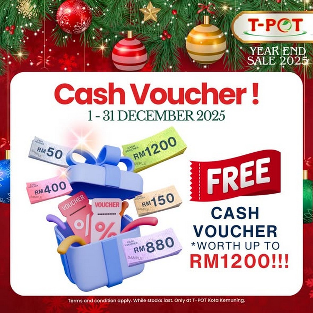 T-Pot-Malaysia-Year-End-Sale-2025-2 1-31 December 2025: T-Pot Malaysia: Year-End Sale 2025: Exclusive Deals on Electronics and Home Essentials