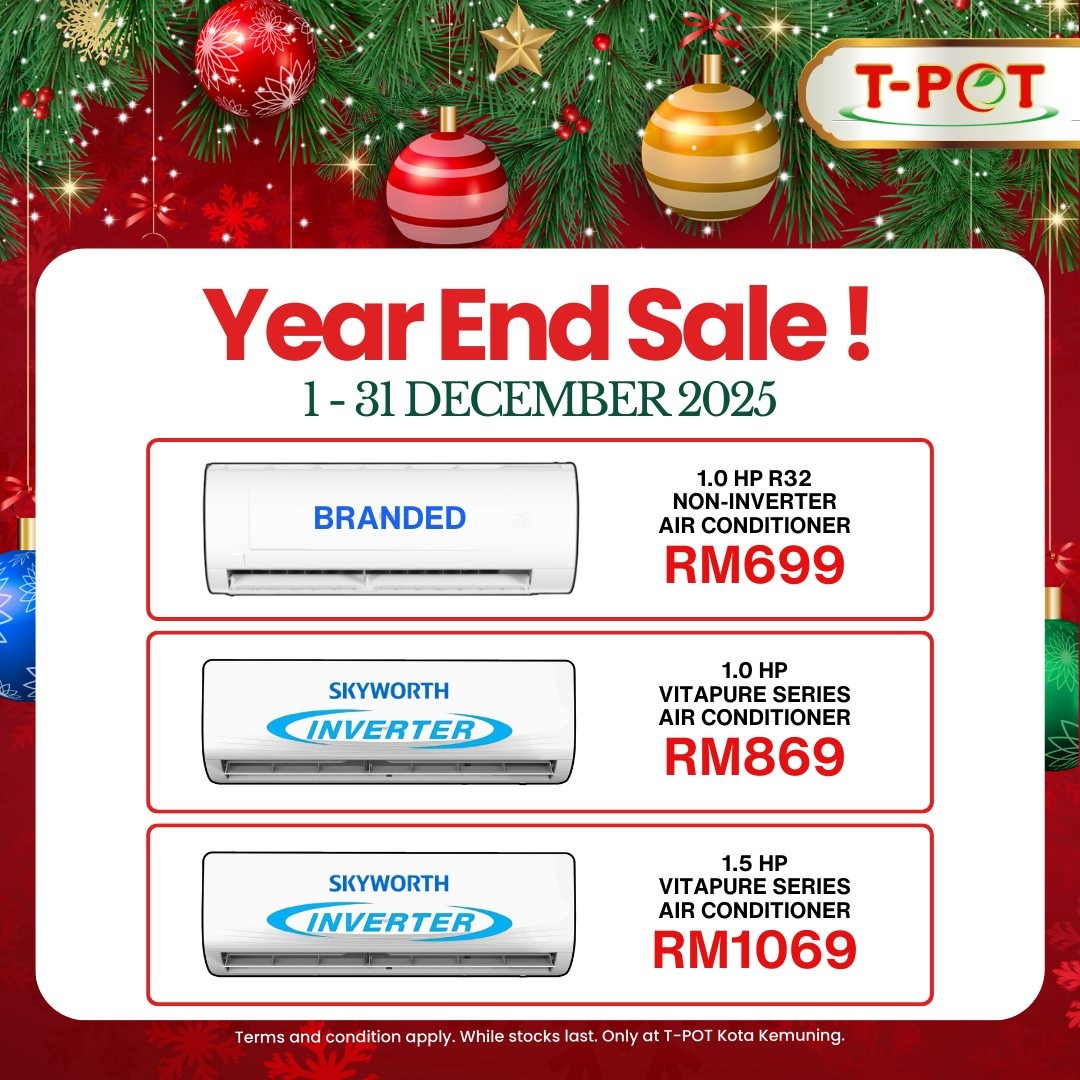 T-Pot-Malaysia-Year-End-Sale-2025-20 1-31 December 2025: T-Pot Malaysia: Year-End Sale 2025: Exclusive Deals on Electronics and Home Essentials