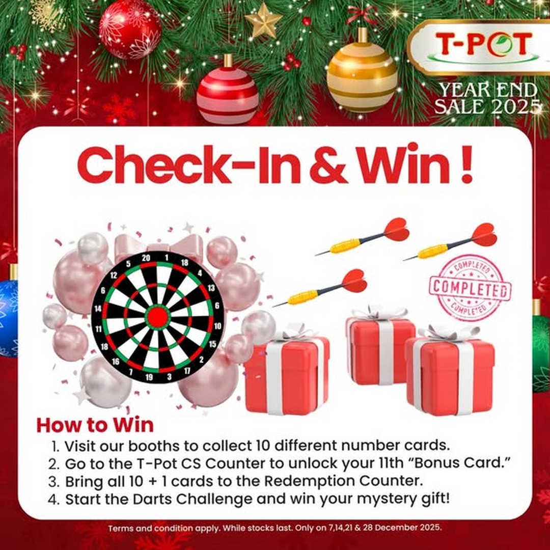 T-Pot-Malaysia-Year-End-Sale-2025-3 1-31 December 2025: T-Pot Malaysia: Year-End Sale 2025: Exclusive Deals on Electronics and Home Essentials