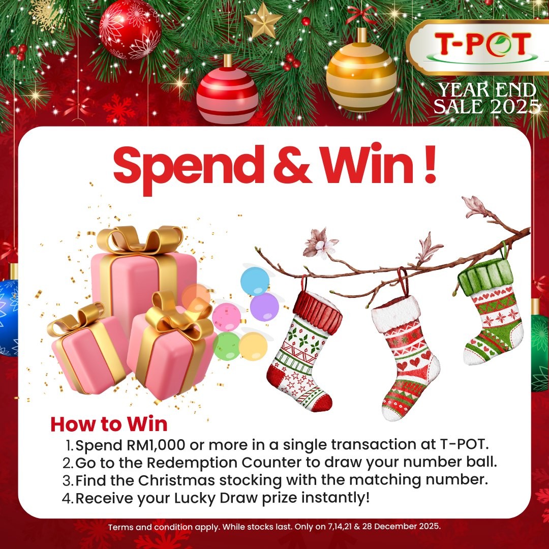 T-Pot-Malaysia-Year-End-Sale-2025-4 1-31 December 2025: T-Pot Malaysia: Year-End Sale 2025: Exclusive Deals on Electronics and Home Essentials