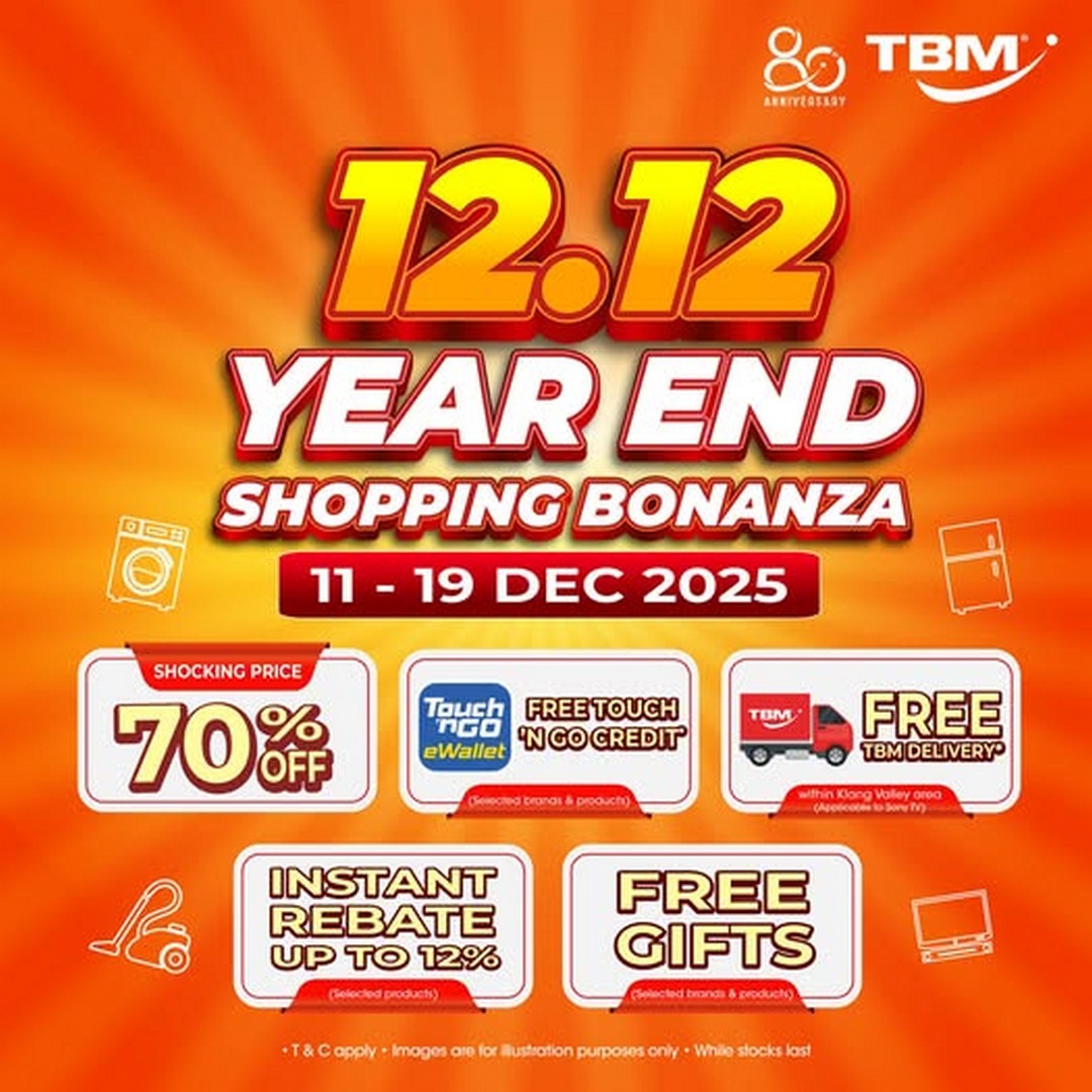 TBM-Malaysia-12.12-Year-End-Shopping-Bonanza 11-19 December 2025: TBM Malaysia: 12.12 Year-End Shopping Bonanza: Sale with Unbelievable Deals, Discounts, and Gifts