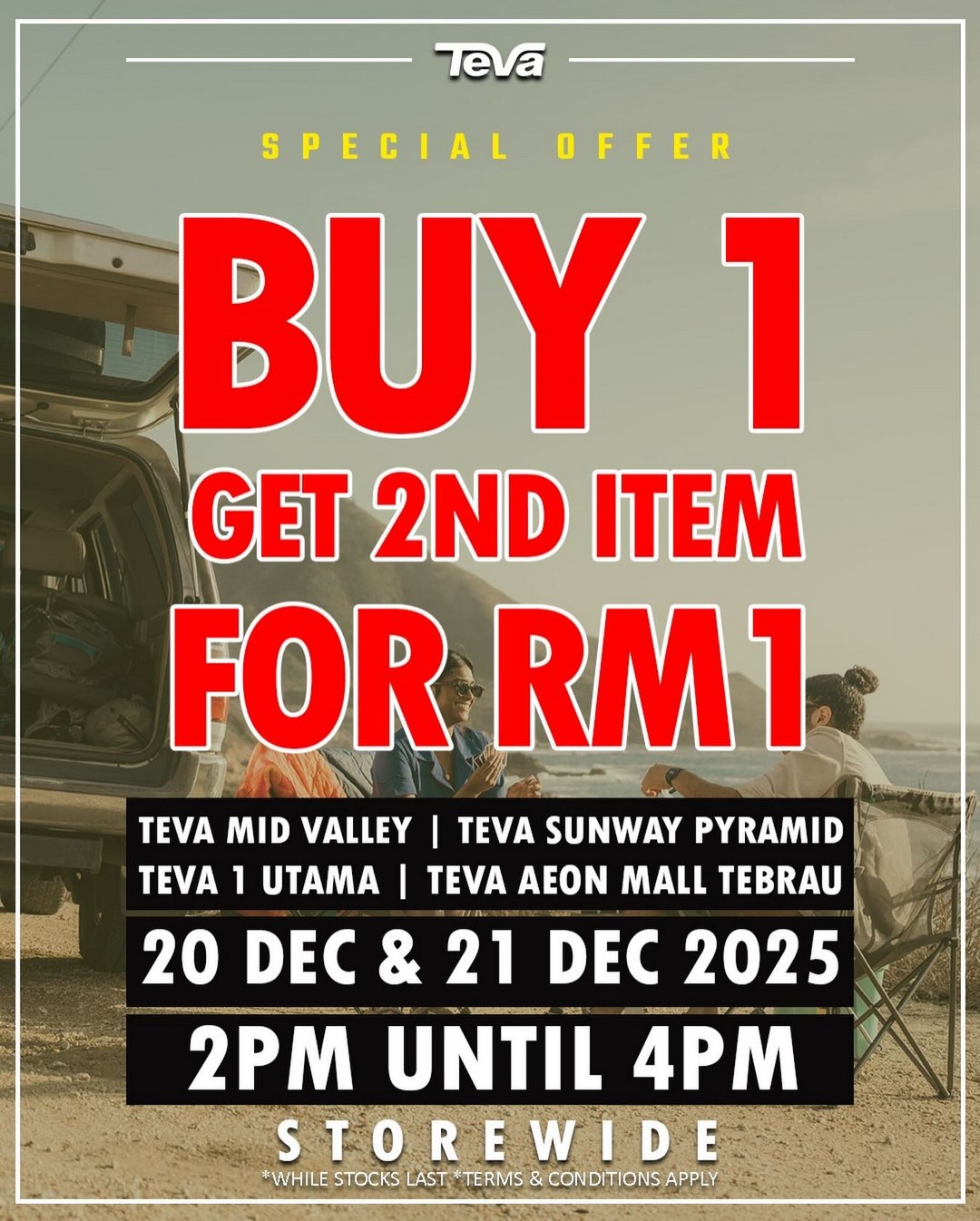 Teva-Malaysia-Buy-1-Get-2nd-for-RM1-Promotion 20-21 December 2025: Teva Malaysia: Buy 1, Get 2nd for RM1 Promotion – Exclusive Flash Deal