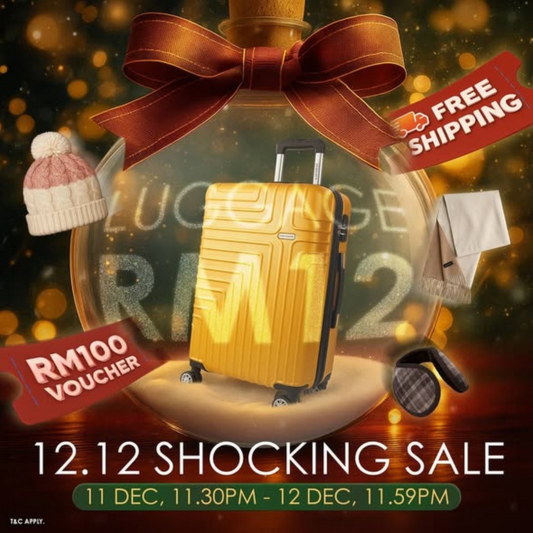 Universal-Traveller-Malaysia-24-Hours-Crazy-Deals 11-12 December 2025: Universal Traveller Malaysia: 24-Hours Crazy Deals! RM12 Luggage & Sitewide Free Shipping Promotion