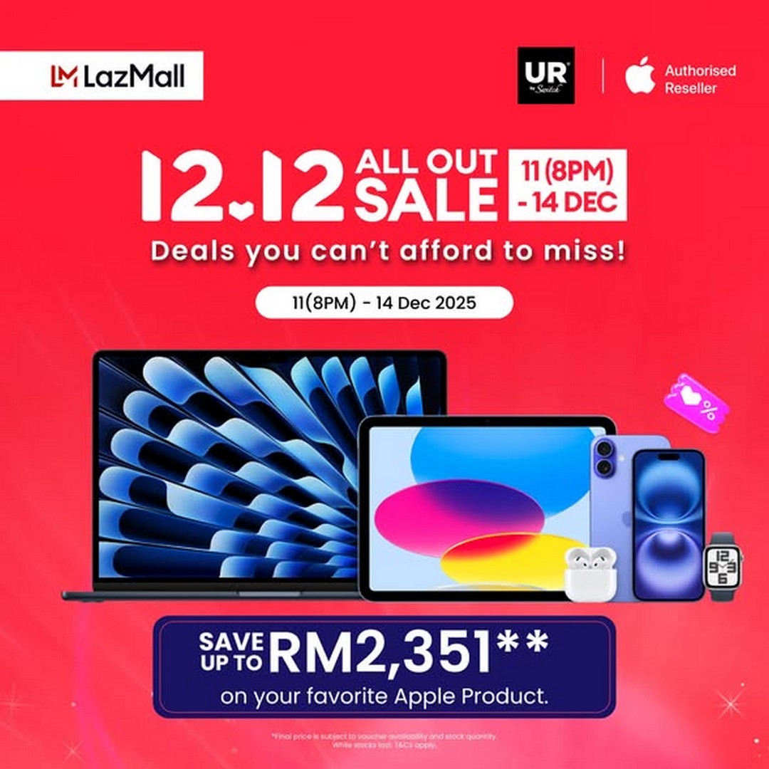 Urban-Republic-UR-by-Switch-x-Lazada-12.12-Sale 11-14 December 2025: Urban Republic: UR by Switch x Lazada 12.12 Sale: Exclusive Apple Deals