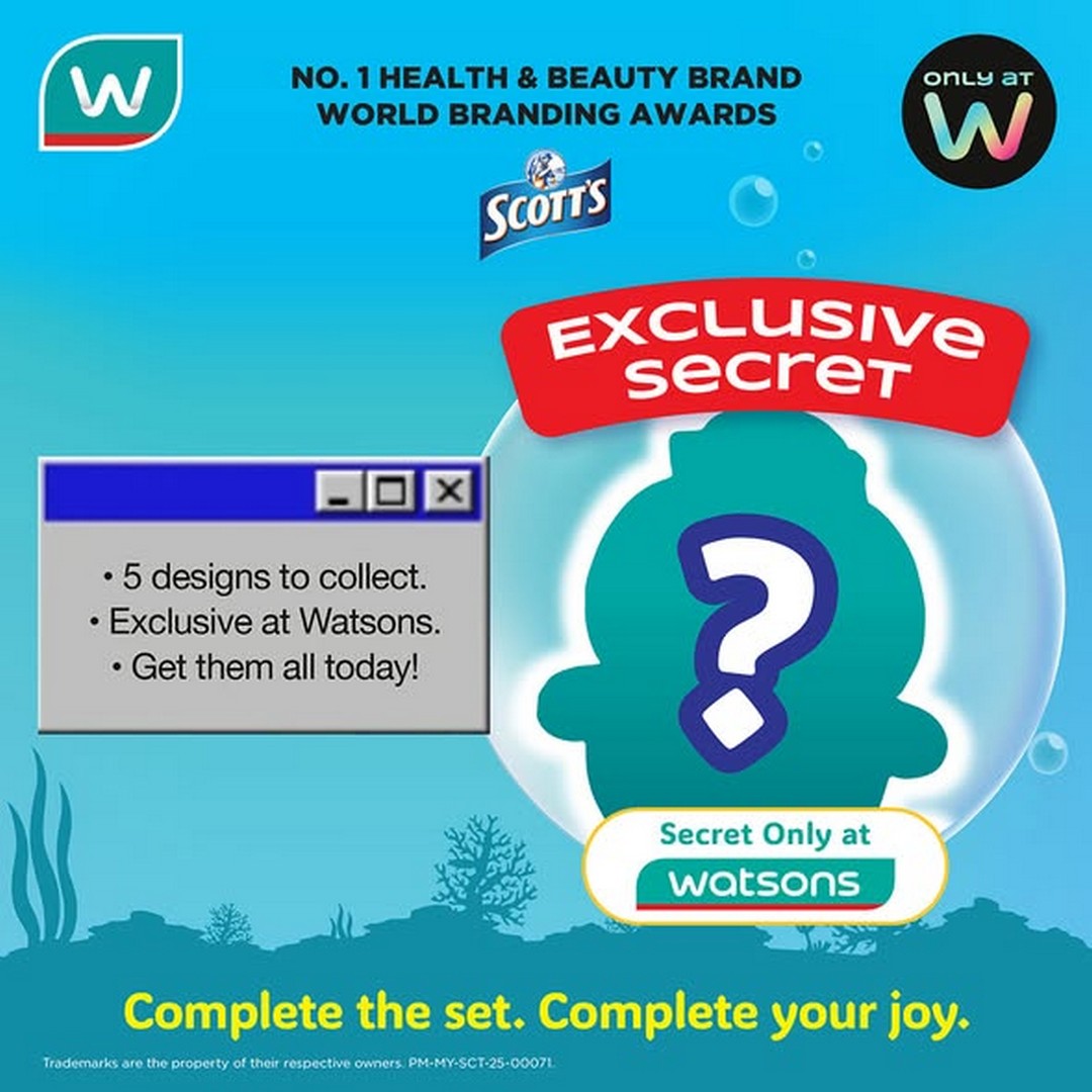 Watsons-Malaysia-Scotts-Collectible-Characters-Promotion-1 9 December 2025 onwards: Watsons Malaysia, Scott’s Collectible Characters Promotion