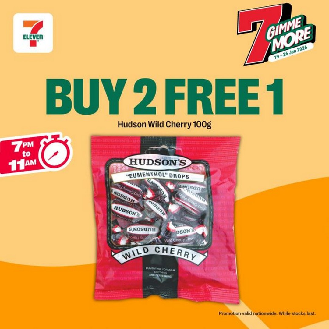 7-Eleven-7-Gimme-More-12 19-26 January 2026: 7-Eleven: 7 Gimme More – Buy 2 Free 1 Promotion on Snacks & Beverages