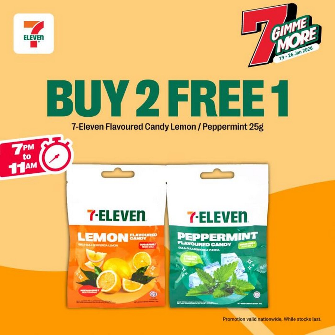 7-Eleven-7-Gimme-More-9 19-26 January 2026: 7-Eleven: 7 Gimme More – Buy 2 Free 1 Promotion on Snacks & Beverages