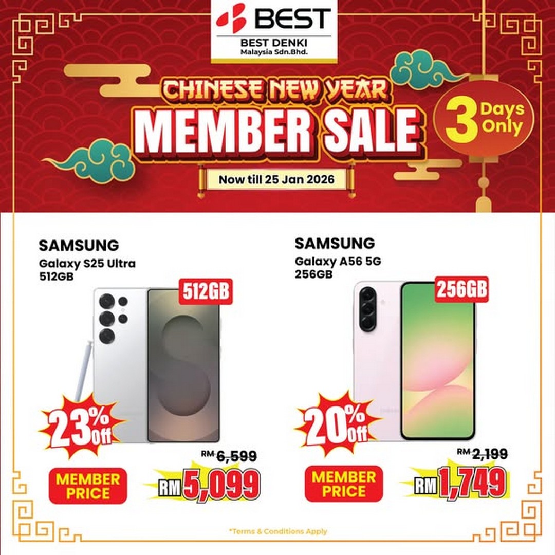 BEST-DENKI-Malaysia-Chinese-New-Year-Member-Sale-1 Now till 25 January 2026: BEST DENKI Malaysia: Chinese New Year Member Sale – Exclusive Discounts for Members on Home Appliances