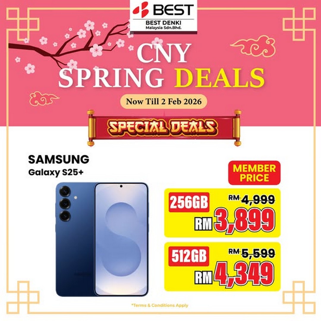 BEST-Denki-Malaysia-CNY-Spring-Deals-Promotion-at-1-Utama-2 Now till 2 February 2026: BEST Denki Malaysia CNY Spring Deals Promotion at 1 Utama – Exclusive ONECARD Rewards, Up to RM500 Discounts on Home Appliances