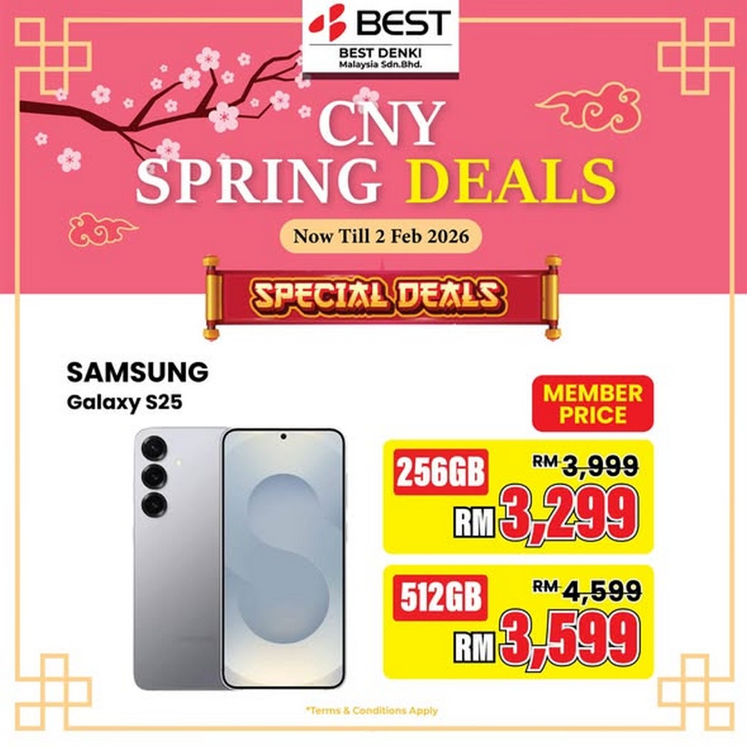 BEST-Denki-Malaysia-CNY-Spring-Deals-Promotion-at-1-Utama-3 Now till 2 February 2026: BEST Denki Malaysia CNY Spring Deals Promotion at 1 Utama – Exclusive ONECARD Rewards, Up to RM500 Discounts on Home Appliances