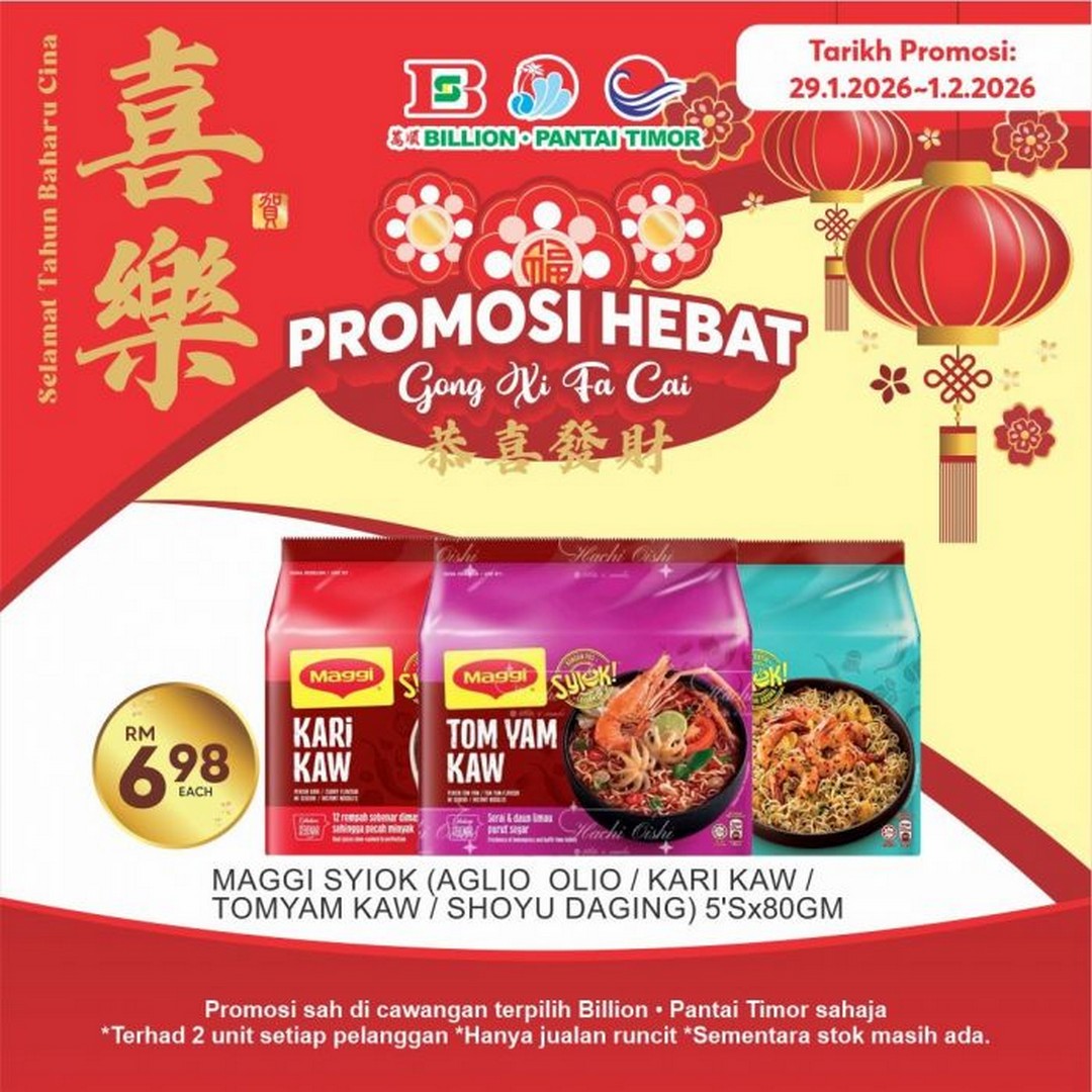 Billion-Pantai-Timor-Nestle-CNY-Promotion-5-1 29 January-1 February 2026: Billion & Pantai Timor: Nestle CNY Promotion: KitKat, Maggi & Festive Pantry Deals