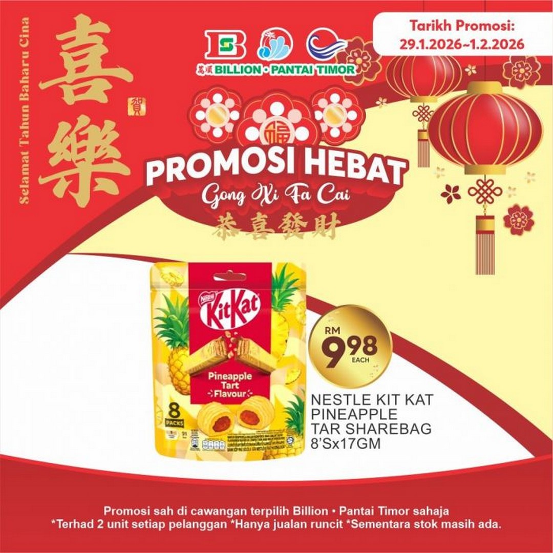 Billion-Pantai-Timor-Nestle-CNY-Promotion-6 29 January-1 February 2026: Billion & Pantai Timor: Nestle CNY Promotion: KitKat, Maggi & Festive Pantry Deals