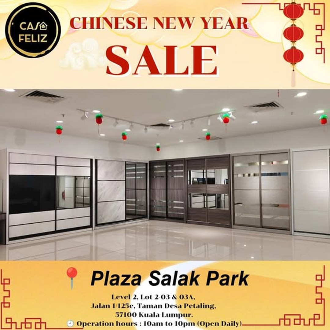 Casa-Feliz-Chinese-New-Year-Furniture-Promotion-2 21 January 2026 onwards: Casa Feliz Chinese New Year Furniture Promotion at Multiple Klang Valley Locations – Refresh Your Home with Festive Furniture Deals (10am–10pm)