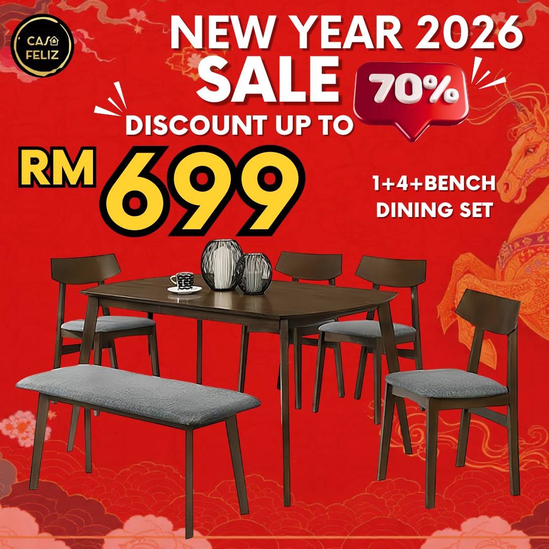 Casa-Feliz-Chinese-New-Year-Furniture-Promotion-20 21 January 2026 onwards: Casa Feliz Chinese New Year Furniture Promotion at Multiple Klang Valley Locations – Refresh Your Home with Festive Furniture Deals (10am–10pm)