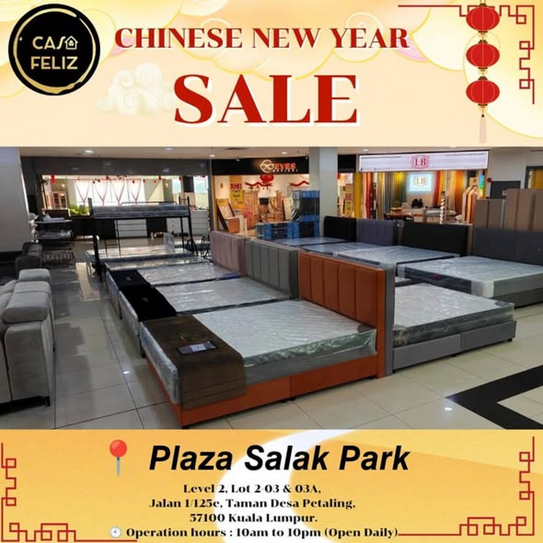Casa-Feliz-Chinese-New-Year-Furniture-Promotion-3 21 January 2026 onwards: Casa Feliz Chinese New Year Furniture Promotion at Multiple Klang Valley Locations – Refresh Your Home with Festive Furniture Deals (10am–10pm)