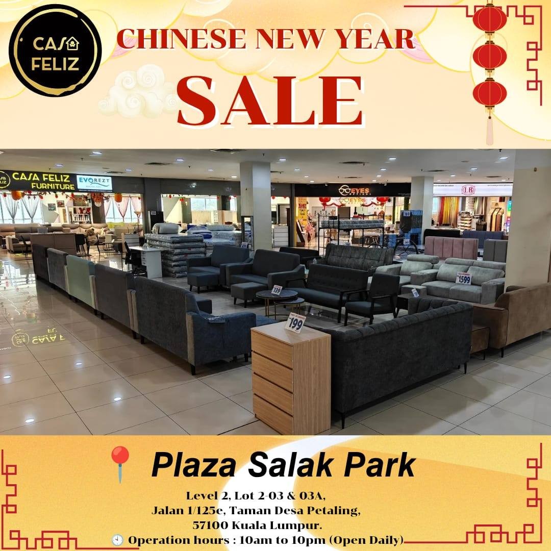 Casa-Feliz-Chinese-New-Year-Furniture-Promotion-4 21 January 2026 onwards: Casa Feliz Chinese New Year Furniture Promotion at Multiple Klang Valley Locations – Refresh Your Home with Festive Furniture Deals (10am–10pm)
