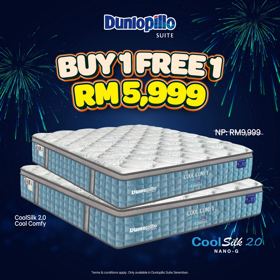 Dunlopillo-Malaysia-New-Year-Mattress-Deals-Promotions-4 6 January 2026 onwards: Dunlopillo Malaysia: New Year Mattress Deals & Promotions