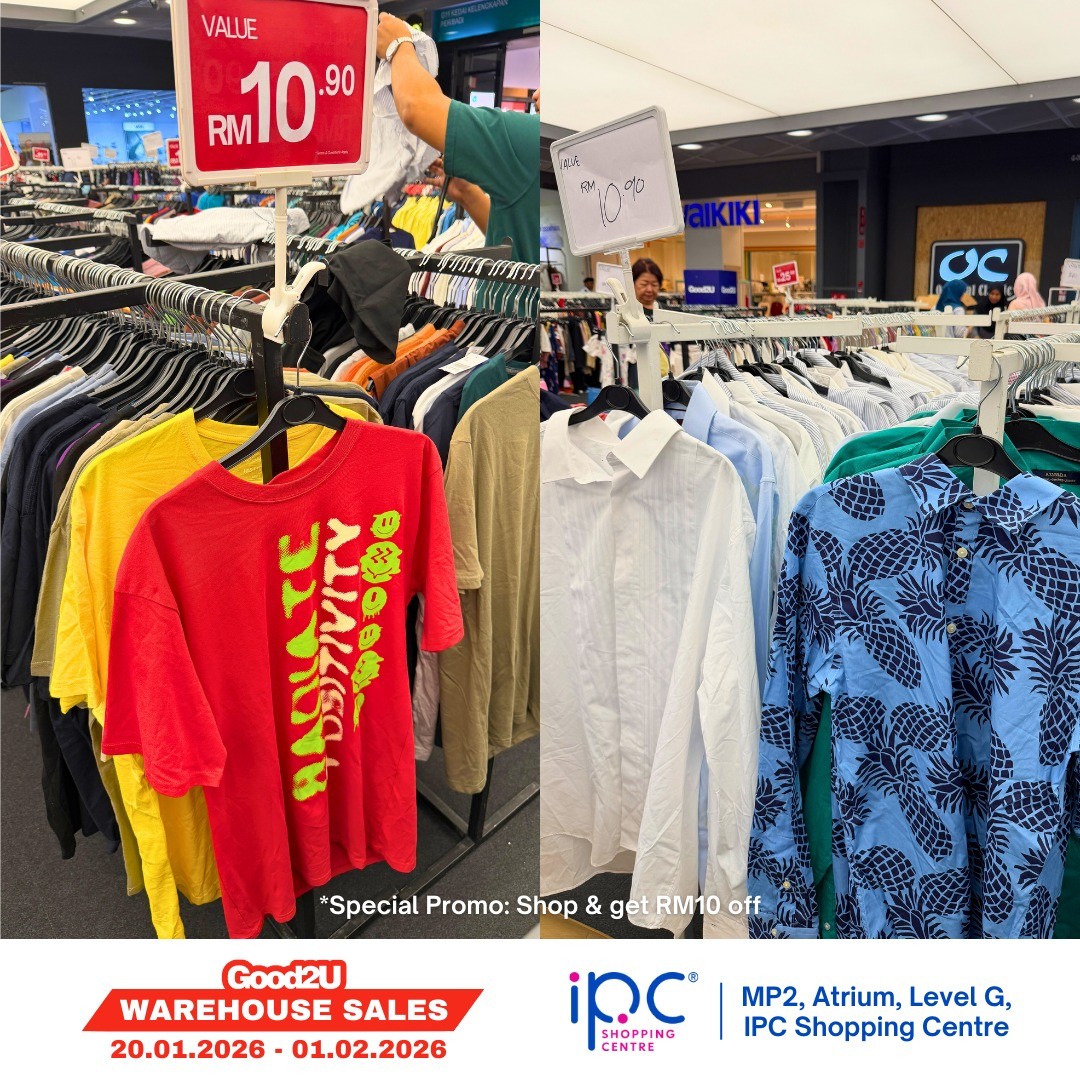 Good2U-Warehouse-Sale-at-IPC-Shopping-Centre-with-Prices-7 20 January–1 February 2026: Good2U Warehouse Sale at IPC Shopping Centre with Prices from RM1.90 and RM10 Bonus Voucher