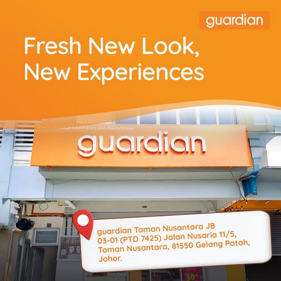 Guardian-Malaysia-Taman-Nusantara-JB-Store-Reopening-Promotion Now till 12 January 2026: Guardian Malaysia: Taman Nusantara JB Store Reopening Promotion with Exclusive Deals