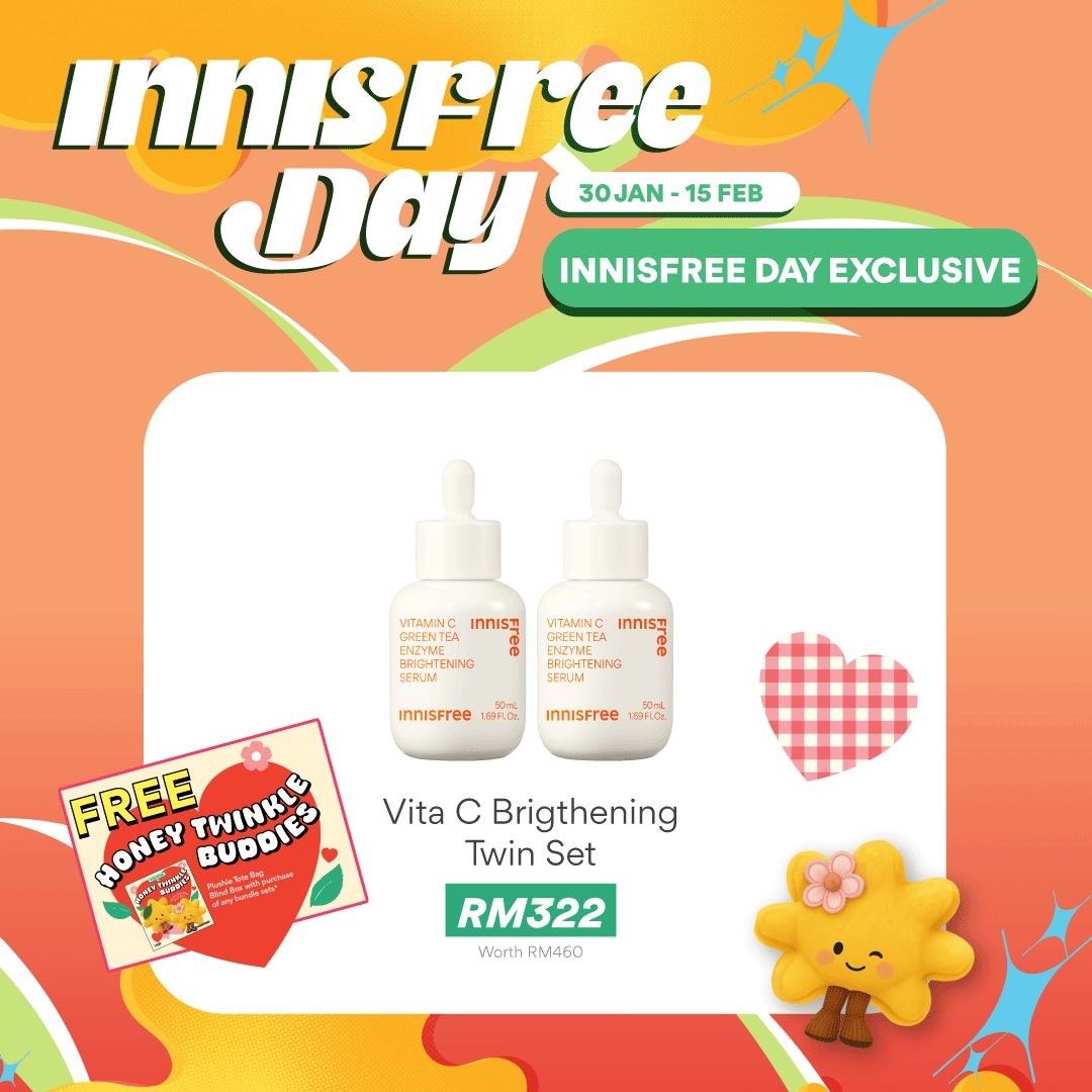 INNISFREE-Malaysia-Storewide-Sale-7 30 January–15 February 2026: INNISFREE Malaysia: Storewide Sale with Up to 20% Off, VIP Gifts & Limited-Edition Bundles