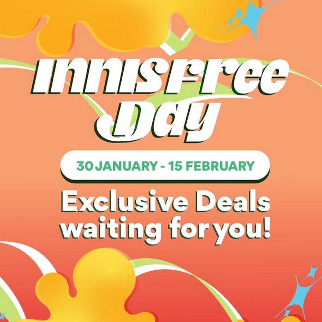 INNISFREE-Malaysia-Storewide-Sale 30 January–15 February 2026: INNISFREE Malaysia: Storewide Sale with Up to 20% Off, VIP Gifts & Limited-Edition Bundles