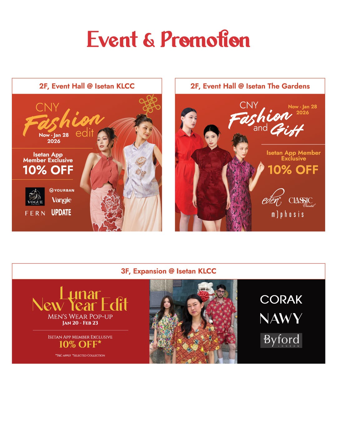 Isetan-Kuala-Lumpur-Celebrate-Chinese-New-Year-with-Prosperity-Style-Perks-11 23-29 January 2026: Isetan Kuala Lumpur: Celebrate Chinese New Year with Prosperity & Style Perks Promotion