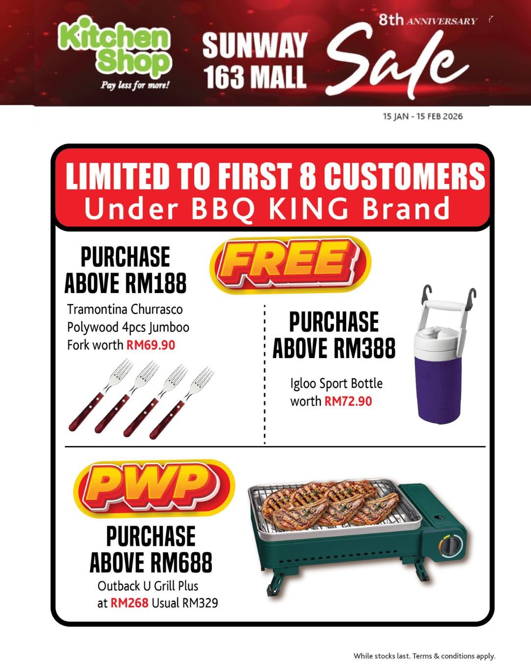 Kitchen-Shop-Anniversary-Sale-at-Sunway-163-Mall-7 Now till 15 February 2026: Kitchen Shop Anniversary Sale at Sunway 163 Mall – Up to 50% OFF on Premium Home & Kitchen Essentials