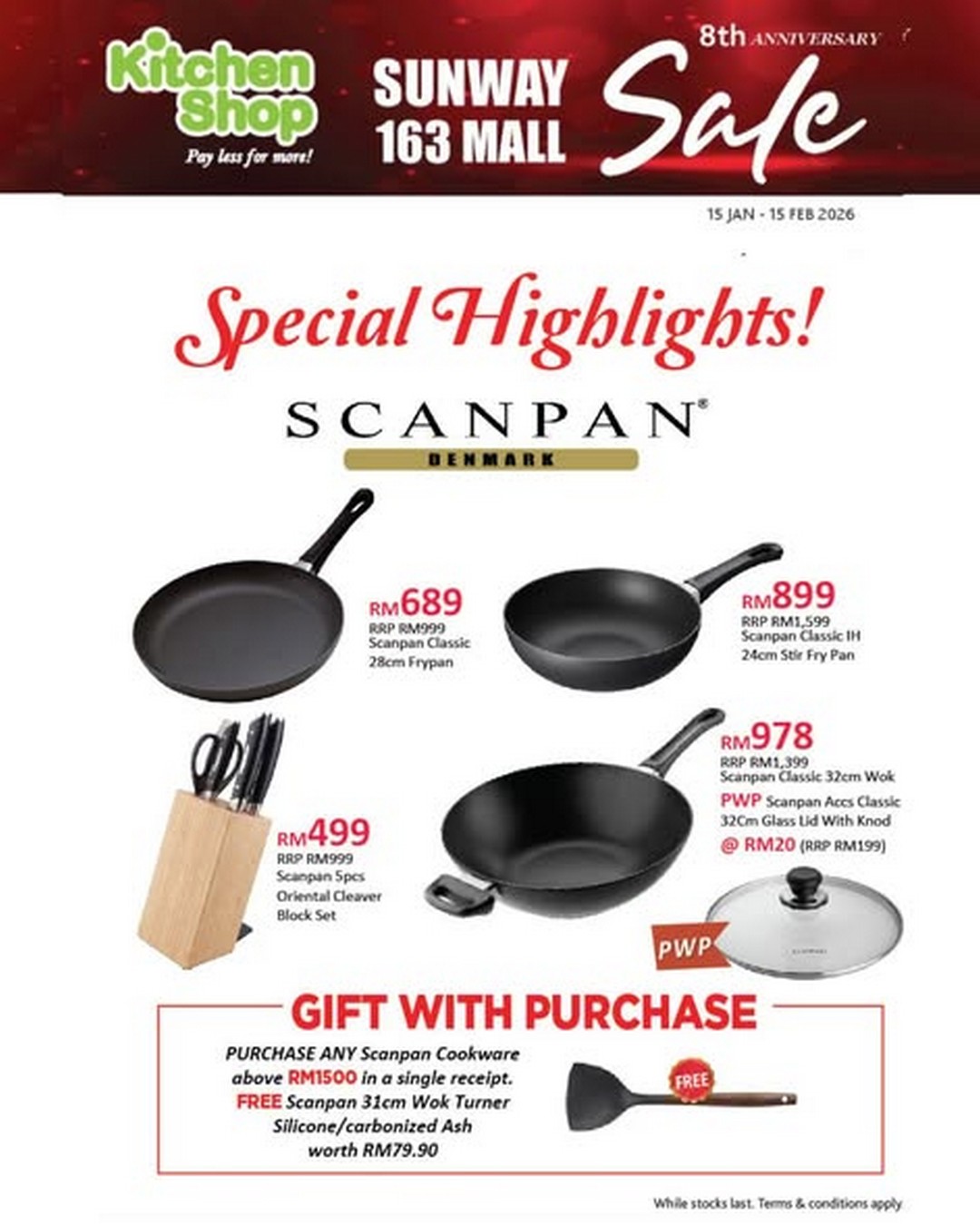 Kitchen-Shop-Anniversary-Sale-at-Sunway-163-Mall Now till 15 February 2026: Kitchen Shop Anniversary Sale at Sunway 163 Mall – Up to 50% OFF on Premium Home & Kitchen Essentials