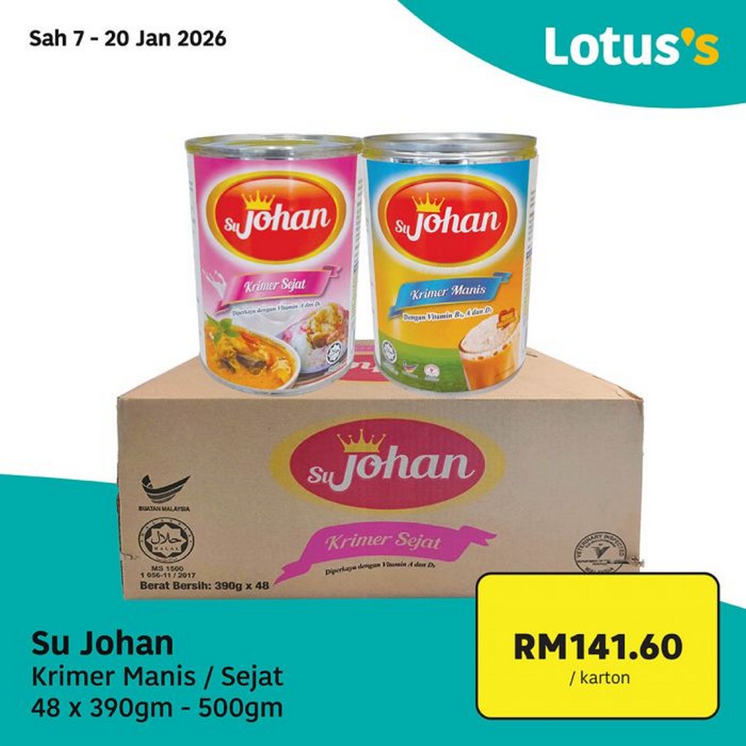 Lotuss-Malaysia-Beli-Lebih-Untung-Lebih-Deals-13 7-20 January 2026: Lotus’s Malaysia: Beli Lebih Untung Lebih Deals: Buy More, Save More Promotion on Groceries, Essentials, and Business Stock