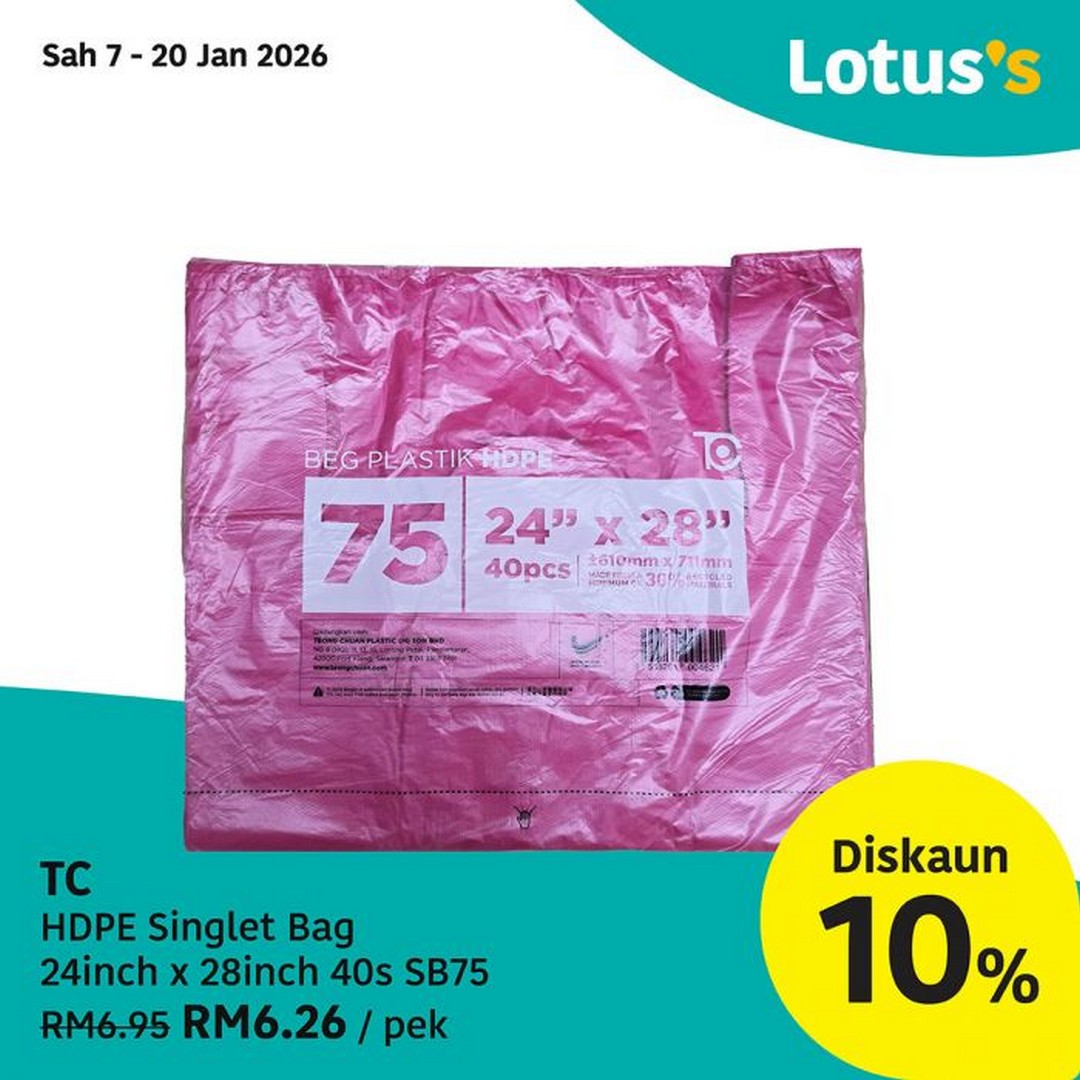 Lotuss-Malaysia-Beli-Lebih-Untung-Lebih-Deals-16 7-20 January 2026: Lotus’s Malaysia: Beli Lebih Untung Lebih Deals: Buy More, Save More Promotion on Groceries, Essentials, and Business Stock