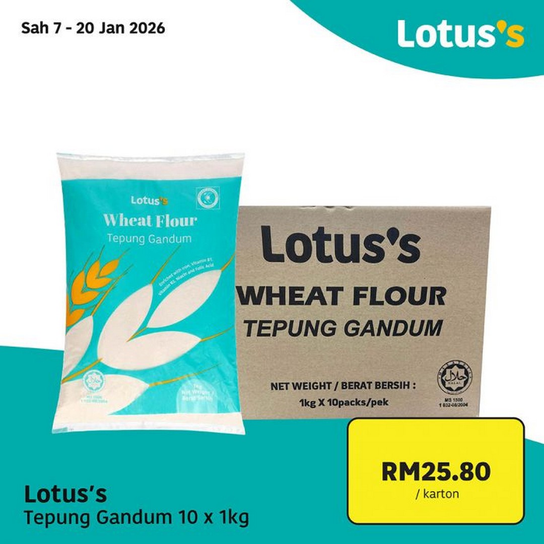 Lotuss-Malaysia-Beli-Lebih-Untung-Lebih-Deals-8 7-20 January 2026: Lotus’s Malaysia: Beli Lebih Untung Lebih Deals: Buy More, Save More Promotion on Groceries, Essentials, and Business Stock