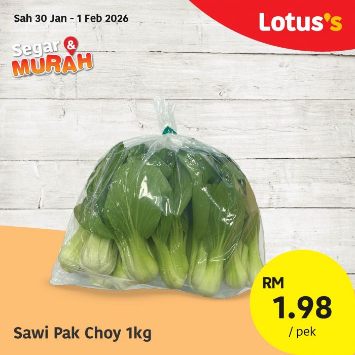 Lotuss-Malaysia-Segar-Murah-Fresh-Food-Promotion-11 30 January–4 February 2026: Lotus’s Malaysia: Segar & Murah Fresh Food Promotion with Poultry, Seafood, Fruits and Vegetables at Wallet-Friendly Prices