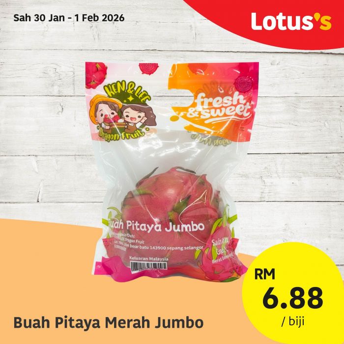 Lotuss-Malaysia-Segar-Murah-Fresh-Food-Promotion-14 30 January–4 February 2026: Lotus’s Malaysia: Segar & Murah Fresh Food Promotion with Poultry, Seafood, Fruits and Vegetables at Wallet-Friendly Prices