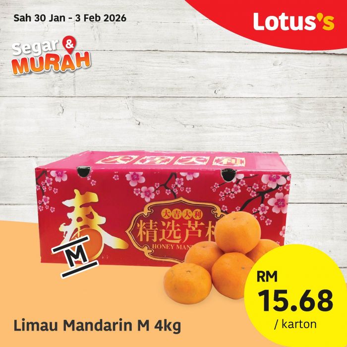Lotuss-Malaysia-Segar-Murah-Fresh-Food-Promotion-15 30 January–4 February 2026: Lotus’s Malaysia: Segar & Murah Fresh Food Promotion with Poultry, Seafood, Fruits and Vegetables at Wallet-Friendly Prices