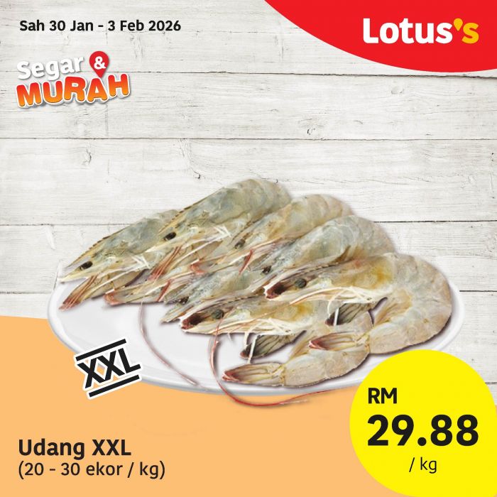 Lotuss-Malaysia-Segar-Murah-Fresh-Food-Promotion-3 30 January–4 February 2026: Lotus’s Malaysia: Segar & Murah Fresh Food Promotion with Poultry, Seafood, Fruits and Vegetables at Wallet-Friendly Prices