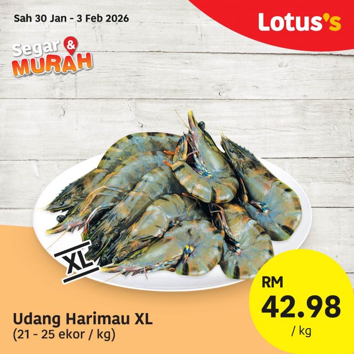 Lotuss-Malaysia-Segar-Murah-Fresh-Food-Promotion-4 30 January–4 February 2026: Lotus’s Malaysia: Segar & Murah Fresh Food Promotion with Poultry, Seafood, Fruits and Vegetables at Wallet-Friendly Prices