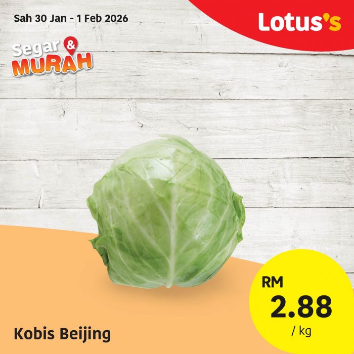 Lotuss-Malaysia-Segar-Murah-Fresh-Food-Promotion-6 30 January–4 February 2026: Lotus’s Malaysia: Segar & Murah Fresh Food Promotion with Poultry, Seafood, Fruits and Vegetables at Wallet-Friendly Prices