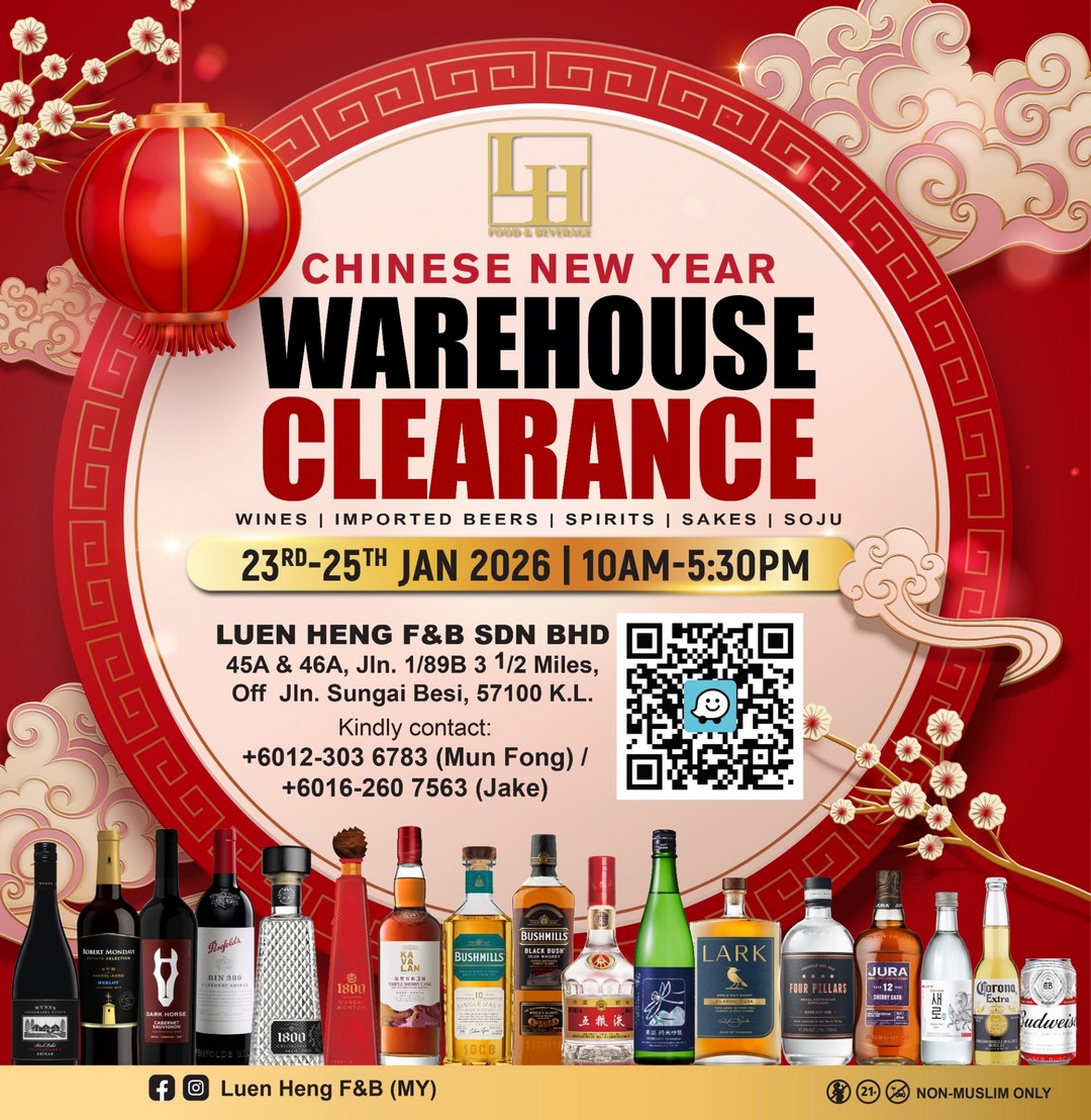 Luen-Heng-FB-Malaysia-Chinese-New-Year-Warehouse-Clearance-Sale 23–25 January 2026: Luen Heng F&B Malaysia: Chinese New Year Warehouse Clearance Sale – Festive Drinks Galore