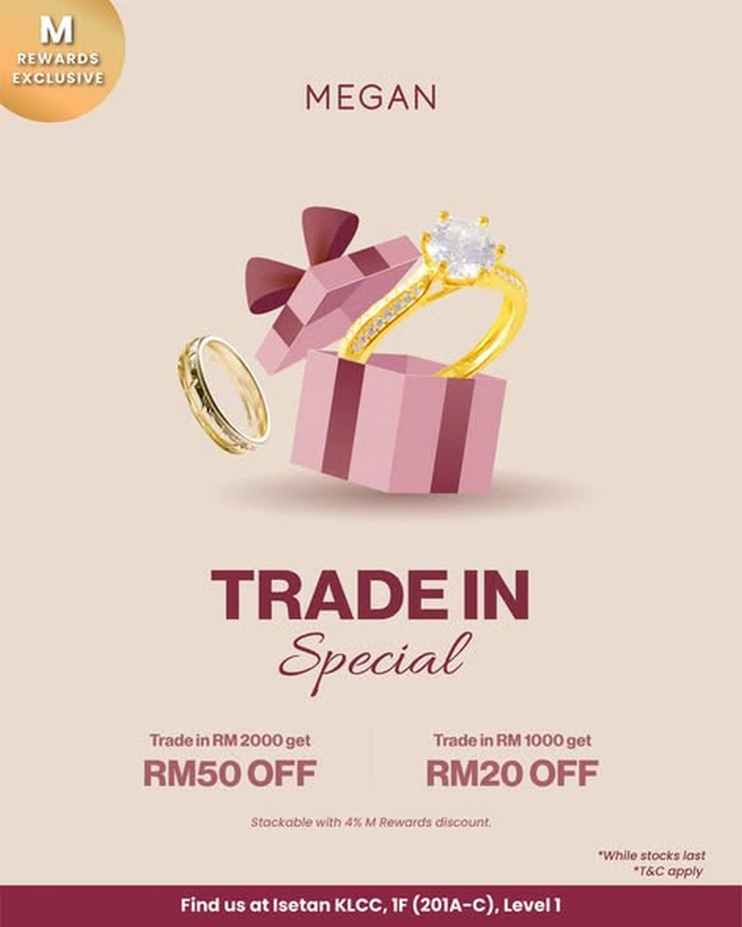 MEGAN-at-Isetan-Kuala-Lumpur-Angpau-Deals-1 9 January 2026 onwards: MEGAN at Isetan Kuala Lumpur: Angpau Deals, Extra Discounts & New Collection Promotion