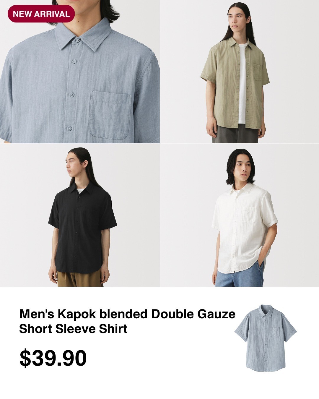 MUJI-Singapore-New-Kapok-Blend-Mens-Womens-Apparel-4 7 January 2026 Onward: MUJI Singapore: New Kapok Blend Men’s & Women’s Apparel: Promotion on Lightweight Everyday Wear
