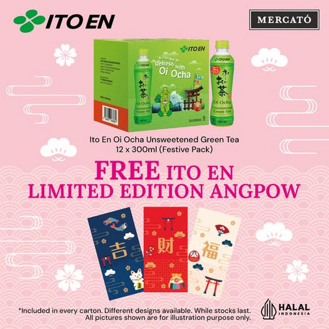 Mercato-Malaysia-ITO-EN-Lunar-New-Year-Festive-Pack-Promotion 19 January 2026 onwards: Mercato Malaysia ITO EN Lunar New Year Festive Pack Promotion – Refreshing Japanese Green Tea for Guilt-Free Celebrations